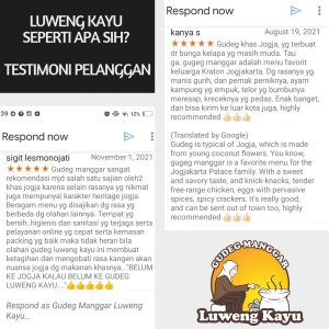 Testimoni luweng kayu